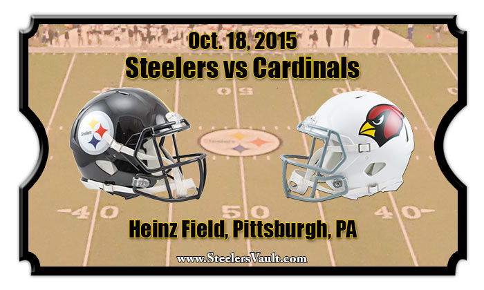 Pittsburgh Steelers vs Arizona Cardinals Football Tickets | Oct. 18, 2015
