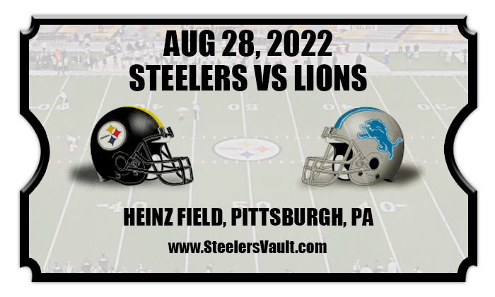 2022 Steelers Vs Lions