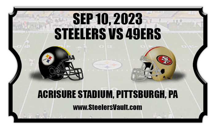 2023 Steelers Vs 49ers