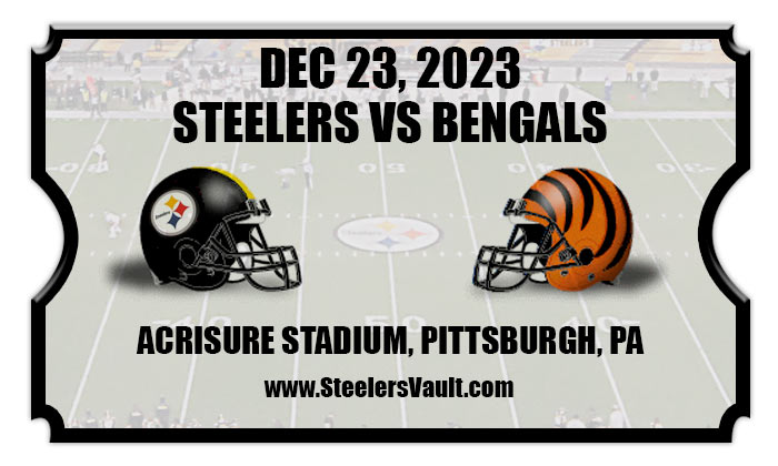 2023 Steelers Vs Bengals2
