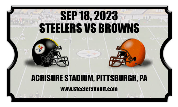 2023 Steelers Vs Browns