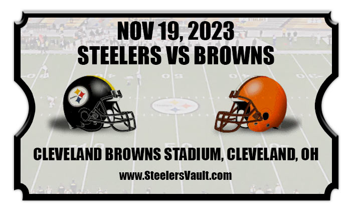 2023 Steelers Vs Browns2