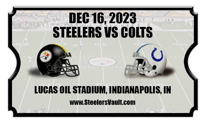 2023 Steelers Vs Colts