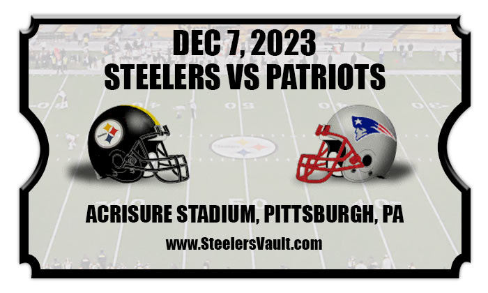 2023 Steelers Vs Patriots