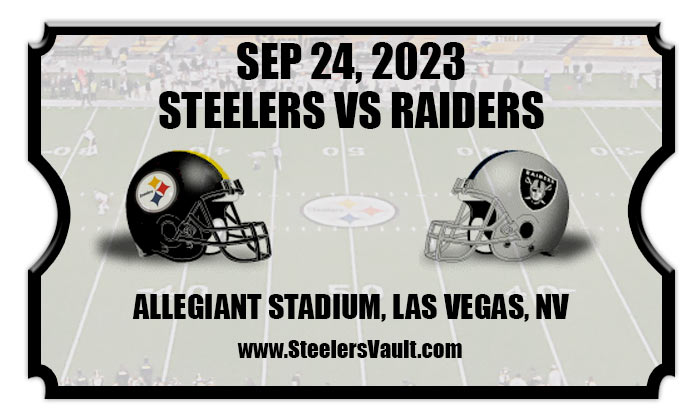 2023 Steelers Vs Raiders