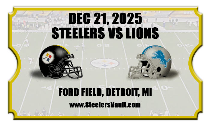 2025 Steelers Vs Lions