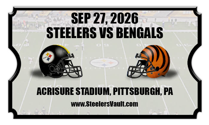 2026 Steelers Vs Bengals