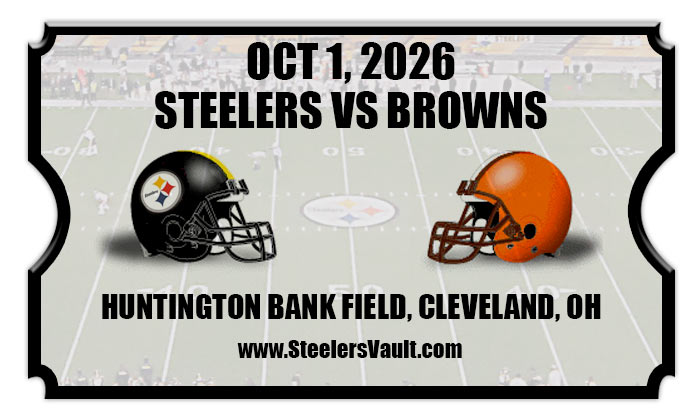 2026 Steelers Vs Browns