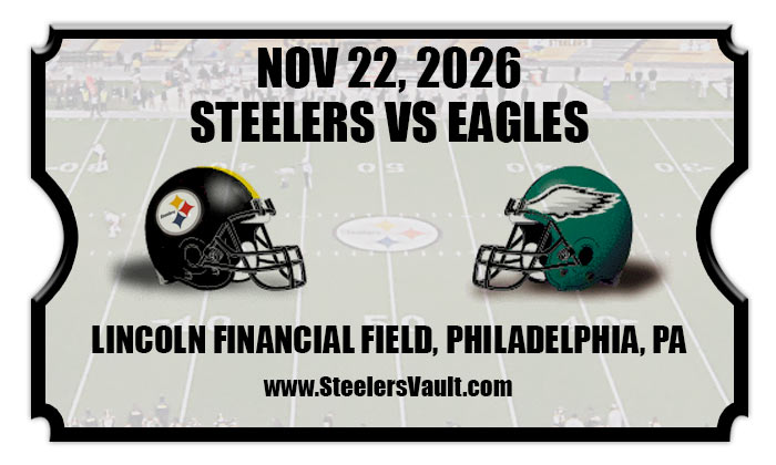 2026 Steelers Vs Eagles