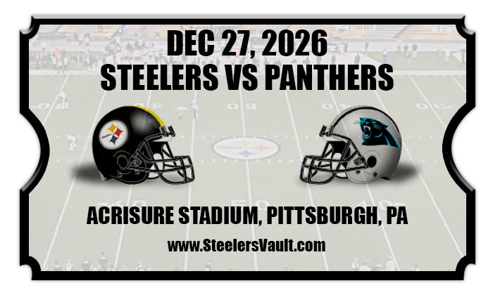 2026 Steelers Vs Panthers