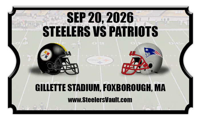 2026 Steelers Vs Patriots