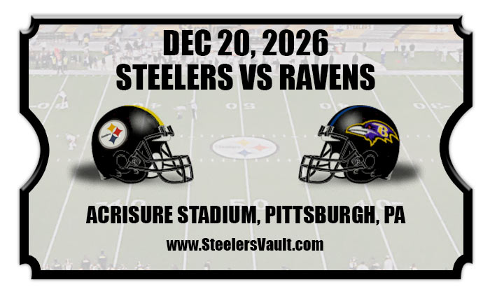 2026 Steelers Vs Ravens