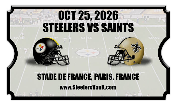 2026 Steelers Vs Saints
